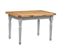 Biscottini Table à Manger Extensible 120x80x80 cm Made in Italy - Table Salle à Manger Extensible en Bois Massif - Table Bois Salle a Manger