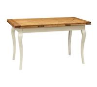 Biscottini Table à Manger Extensible 140x80x80 cm Made in Italy - Table Salle à Manger Extensible en Bois Massif - Table Bois Salle a Manger