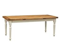 Biscottini Table à Manger Extensible 200x80x100 cm Made in Italy - Table Salle à Manger Extensible en Bois Massif - Table Bois Salle a Manger