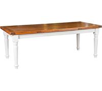 Biscottini Table à Manger Extensible 200x80x90 cm Made in Italy - Table Salle à Manger Extensible en Bois Massif - Table Bois Salle a Manger