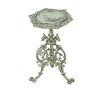 Biscottini Table basse pour pot d'intérieur et extérieur 54,5 x 35 cm | Piédestal pour plantes artisanales | Porte-pot de balcon