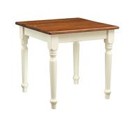 Biscottini Table carrée Salle à Manger 80 x 78 x 80 cm | Table en Bois Massif de Tilleul | Table Cuisine Structure Antique | Table Haute