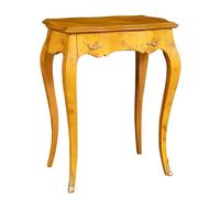 Biscottini Table Console L55,5xPR37,5xH74,5 - Table à Manger en Bois Massif - Table de Salle - Console d'entrée