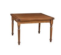 Biscottini Table Salle a Manger Extensible 120 x 120 x 80 cm Made in Italy| Table Cuisine | Table a Manger Extensible | Table Extensible Style Country