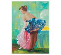 Biscottini Tableau moderne salon 51x2x71 cm | Tableau sur toile | Peintures chambre à coucher | Peintures vintage | Peintures cuisine