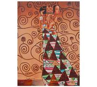 Biscottini Tableau sur toile 52x72 cm | Tableau salon peinture à l'huile | Tableaux de bureau et pour la maison