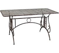Biscottini Tables à Manger de Jardin 150x77x80 cm | Table Jardin Fer forgé | Table Exterieur