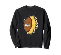 Biscuit à la crème glacée Marron Sweatshirt