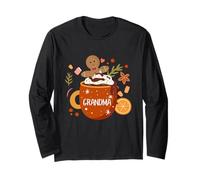 Biscuit au Chocolat Chaud pour Grand-mère au Cacao et Pain d'épice de Noël Manche Longue