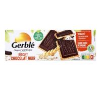 Biscuit avec tablette de chocolat noir