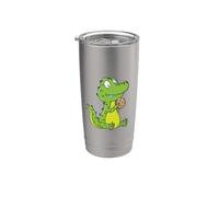Biscuit Crocodile Gobelet isotherme en acier inoxydable double paroi