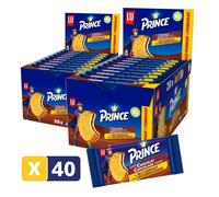 Biscuit petit déjeuner - LU - Biscuit au Chocolat - 2 Présentoir de 20 sachets de Prince - Format Pocket - (2x20x80g)
