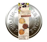 BISCUITERIE DE PROVENCE-Assortiment cookies bio boîte métal Biscuiterie de provence - 360 g