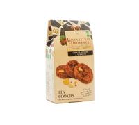 Biscuiterie de Provence | Biscuits bio au chocolat noir et aux noisettes - 1 x 120 g | Coffret de biscuits français au chocolat noir, aux amandes et aux noisettes