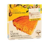 BISCUITERIE DE PROVENCE-Gâteau moelleux amandes & citron bio de Menton IGP Biscuiterie de Provence - 225 g