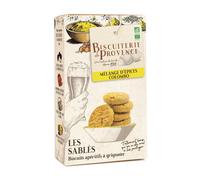BISCUITERIE DE PROVENCE-Sablé apéritif mélange d'épices colombo bio Biscuiterie de Provence - 90 g