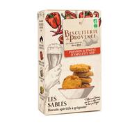BISCUITERIE DE PROVENCE-Sablé apéritif poivron et piment espelette bio Biscuiterie de Provence - 90 g