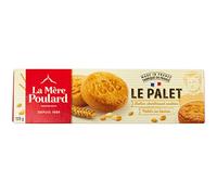 Biscuiterie Mère Poulard Etui Palets Rouge & Blanc Recette Traditionnelle & Authentique sans Huile de Palme 8 Biscuits 125 g