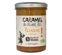 BISCUITERIE VENETES-Crème caramel au beurre salé banane bio Biscuiterie des Venetes - 220 g