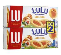 Biscuits abricot BARQUETTE DE LU les 2 boites de 120 g