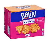 BELIN biscuits salés Tradition, 4 variétés - Boîte de 720 g