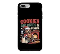 Biscuits, Calories et Chaos, Cozy Christmas Coque pour iPhone 7 Plus/8 Plus
