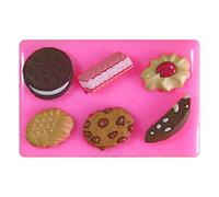 Biscuits de Chocolat Jammie Dodger OREO Moule en silicone Moule pour décoration gâteau glaçage pour gâteau Sugarcraft outil de fées Blessings