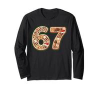 Biscuits de Noël 67 Funny Six Seven Meme Holiday Food 6 7 Manche Longue