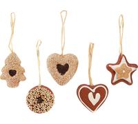 Biscuits de Noël artificiels Pendentif Déco Arbre style campagnard 12pcs