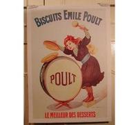 Biscuits Emile Poult - 50x70 cm - AFFICHE / POSTER G