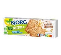 Biscuits et barres de céréales bio Bjorg Biscuit P'Tit Nature 5 Céréales Bio 167G - Savourez l'alliance parfaite entre la douceur des céréales - Lot De 4 - Vendu Par Lot