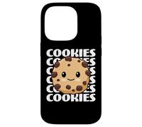Biscuits Mignons et adorables Biscuits aux pépites de Chocolat Kawaii Coque pour iPhone 14 Pro