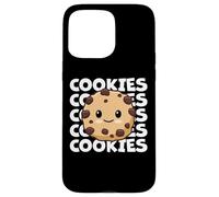 Biscuits Mignons et adorables Biscuits aux pépites de Chocolat Kawaii Coque pour iPhone 15 Pro Max