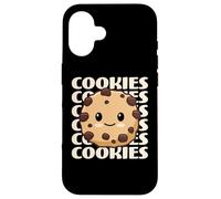Biscuits Mignons et adorables Biscuits aux pépites de Chocolat Kawaii Coque pour iPhone 16