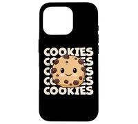 Biscuits Mignons et adorables Biscuits aux pépites de Chocolat Kawaii Coque pour iPhone 16 Pro