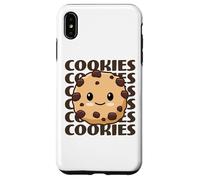 Biscuits Mignons et adorables Biscuits aux pépites de Chocolat Kawaii Coque pour iPhone XS Max