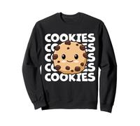 Biscuits Mignons et adorables Biscuits aux pépites de Chocolat Kawaii Sweatshirt