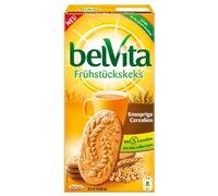 Biscuits Petit-Déjeuner BelVita, Céréales Croustillantes, 24 Biscuits, Petits Gâteaux Secs, 300g