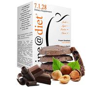 BISCUITS PROTÉINÉS Line@diet | 7x5 biscuits goût CACAO et NOISETTES | 28% PROTEIN | Fit Snack