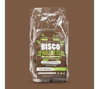 Biscuits protéinés Low Carb "Bisco Wellness" avec oméga3 et prébiotiques goût cacao végétalien Format de 200 g.
