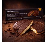 Biscuits protéinés nappés au chocolat Liothyss nutrition Paquet de 16