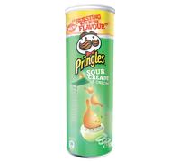 Biscuits salés Pringles crème et oignons, boîte de 175 g