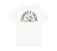 Biscuits Snoopy de Noël aux arachides et au Cacao T-Shirt, Homme Grandes Tailles, Blanc, 4X Tall