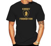 BISEGRLIN Men's Black Knight Foundation Logo Rider K.I.T.T. Cool Casual Pride Men Unisex T-Shirts Black XL