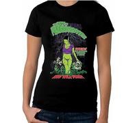 BISEGRLIN Men's Bride of Frankenstein Who Will Dare Wo - Halloween Horror Film T-Shirts Black 3XL