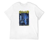 BISEGRLIN Men's Entombed Left Hand Path Death Metal Music T-Shirts White M