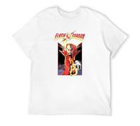 BISEGRLIN Men's Flash Gordon The Merciless Movie Poster T-Shirts White L