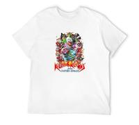 BISEGRLIN Men's Scary Killer Klowns from Outer Space Alien Clown T-Shirts White XL