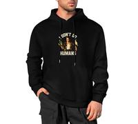 BISEGRLIN Men's Warm Hoody Ace Ventura Men Long Sleeve Hooded Sweatshirt S