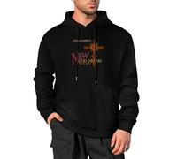 BISEGRLIN Men's Warm Hoody Simple Minds Men Long Sleeve Hooded Sweatshirt XL